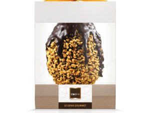 Uova di Pasqua gourmet Fondente e granella di Nocciole