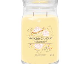 Vanilla cupcake candela in giara grande signature