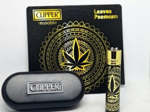 Accendino CLIPPER LEAVES PREMIUM 1 CON CONFEZIONE REGALO