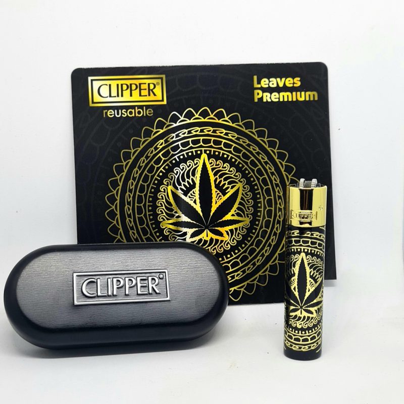 Accendino CLIPPER LEAVES PREMIUM 1 CON CONFEZIONE REGALO