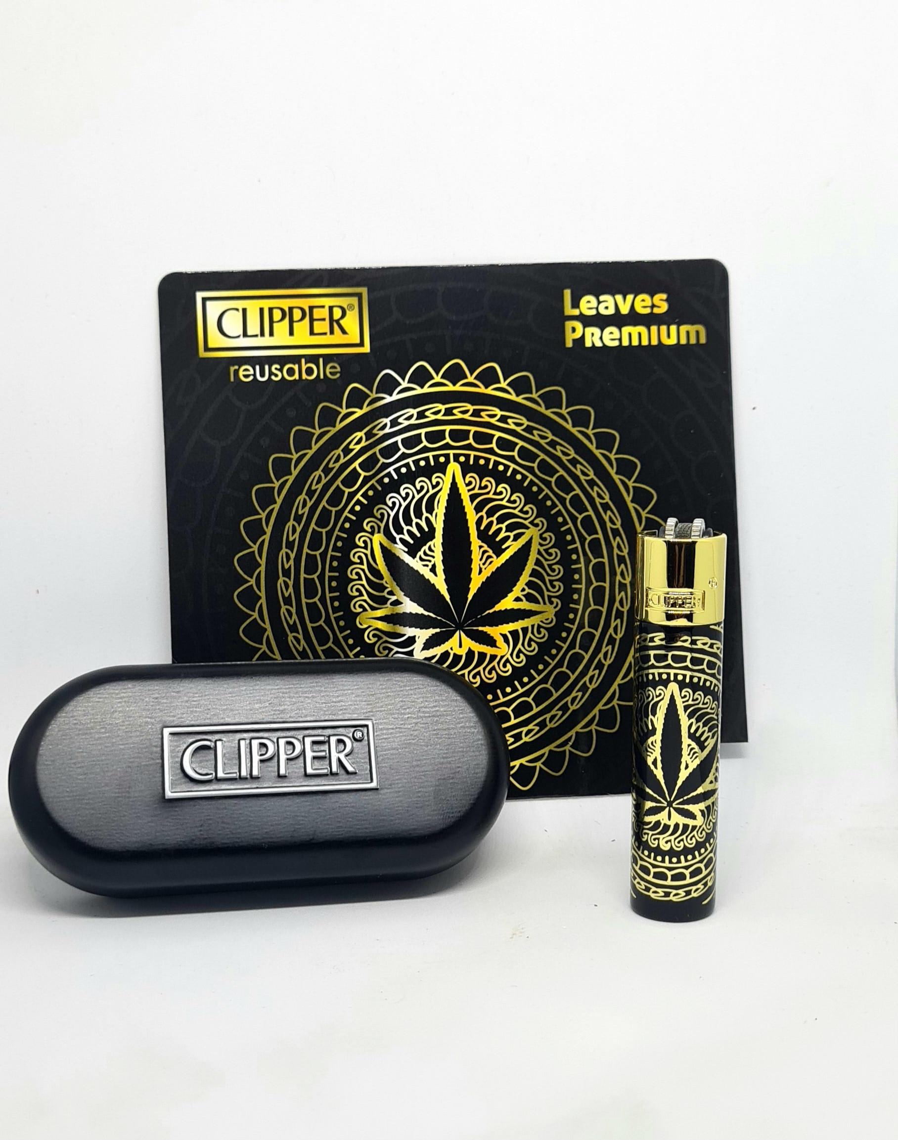 2334.jpg Accendino CLIPPER LEAVES PREMIUM 1 CON CONFEZIONE REGALO