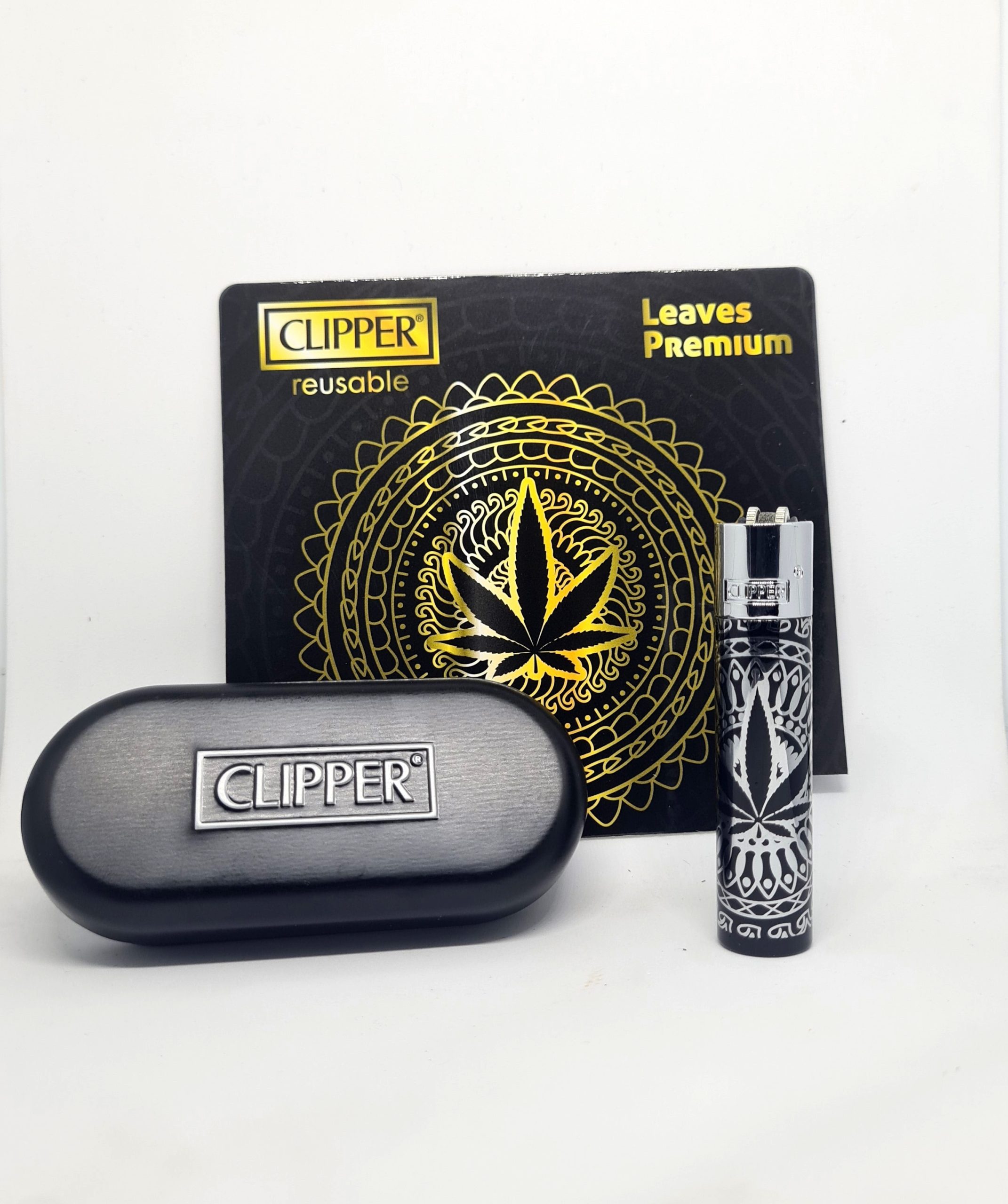 2336.jpg Accendino CLIPPER LEAVES PREMIUM 2 CON CONFEZIONE REGALO