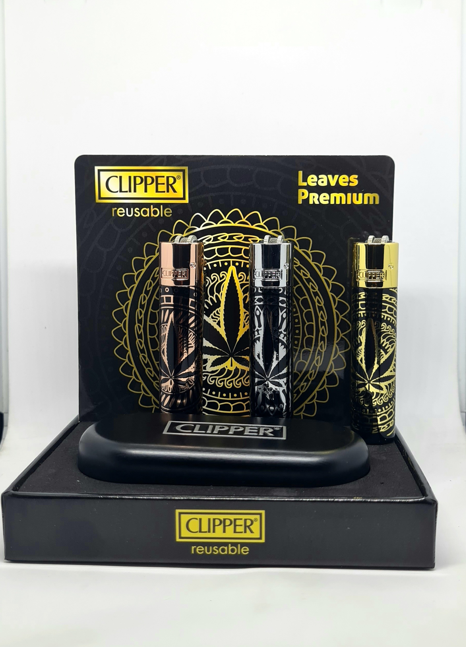 2337.jpg Accendino CLIPPER LEAVES PREMIUM 2 CON CONFEZIONE REGALO - immagine 2