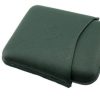Cartujano Portasigari toscanello per quattro ammezzati in pelle saffiano verde Portasigari astuccio toscanello per quattro ammezzati in pelle saffiano verde