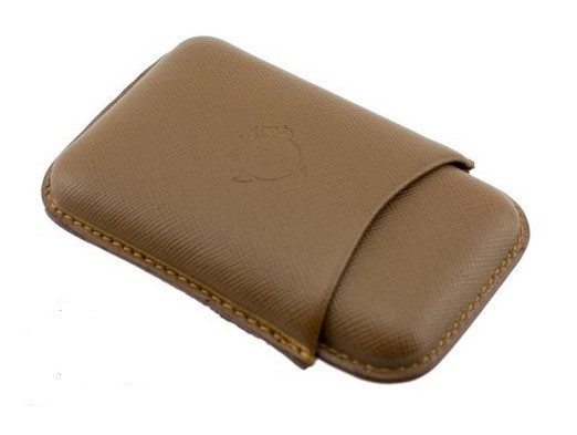 2374.jpg Cartujano Portasigari per tre sigari Avana /Caraibici medi, in pelle saffiano - immagine 2