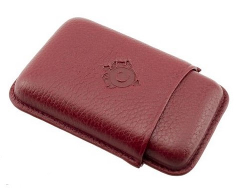 2381.jpg Cartujano Portasigari per tre sigari Avana /Caraibici medi, in pelle saffiano - immagine 3