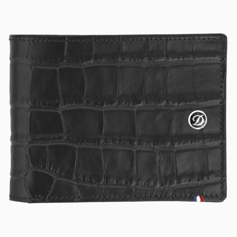 Portafoglio Line-D Croco Black