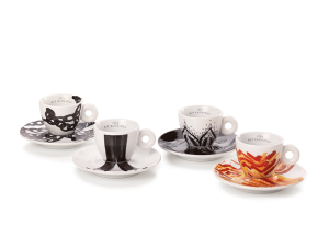 Set 4 tazze da cappuccino- ILLY Art Collection Genesi