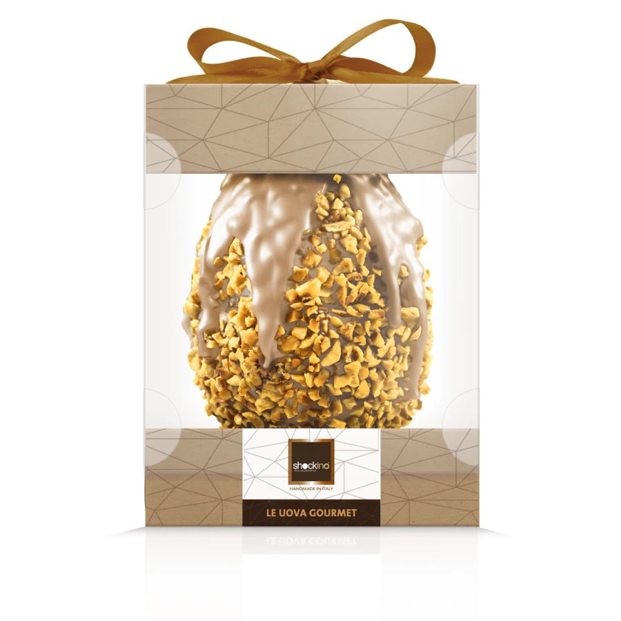 Uova di Pasqua Gourmet da 220 grammi Caramello e Nocciola Uova di Pasqua Gourmet da 220 grammi Caramello e Nocciola