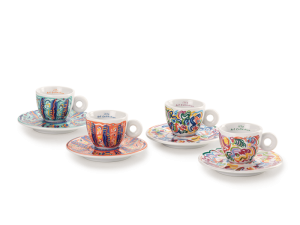 Set 4 tazze da espresso - Illy Art Collection SOL CALERO