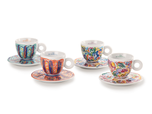 Set 4 tazze cappuccino - Art Collection SOL CALERO