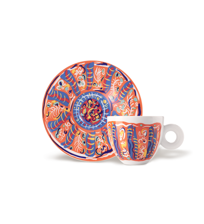 2749.jpg Set 4 tazze cappuccino - Art Collection SOL CALERO - immagine 5