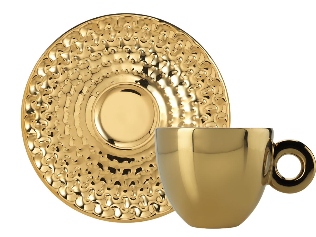 2805.jpg SET DI 4 TAZZE DA CAPPUCCINO – ILLY ART COLLECTION JOHN ARMLEDER - immagine 2