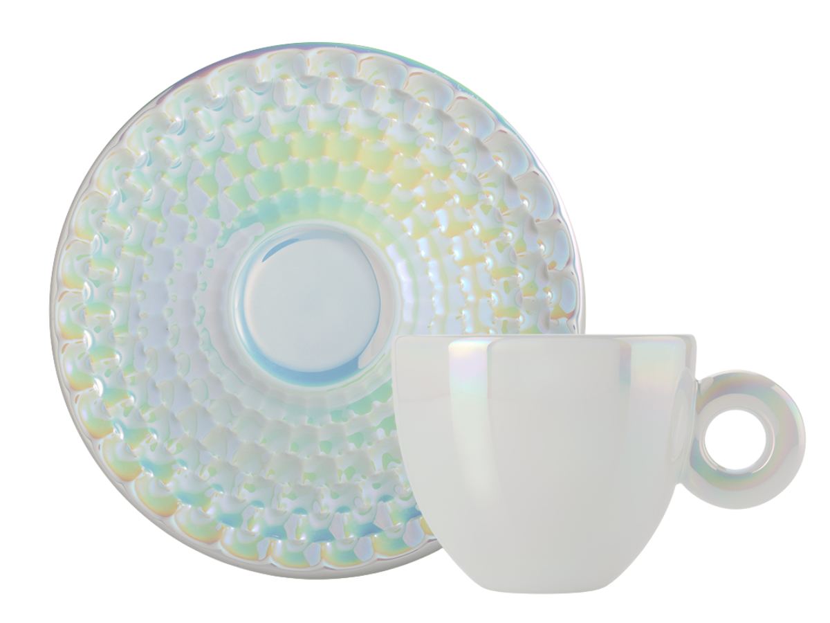 2808.jpg SET DI 4 TAZZE DA CAPPUCCINO – ILLY ART COLLECTION JOHN ARMLEDER - immagine 5