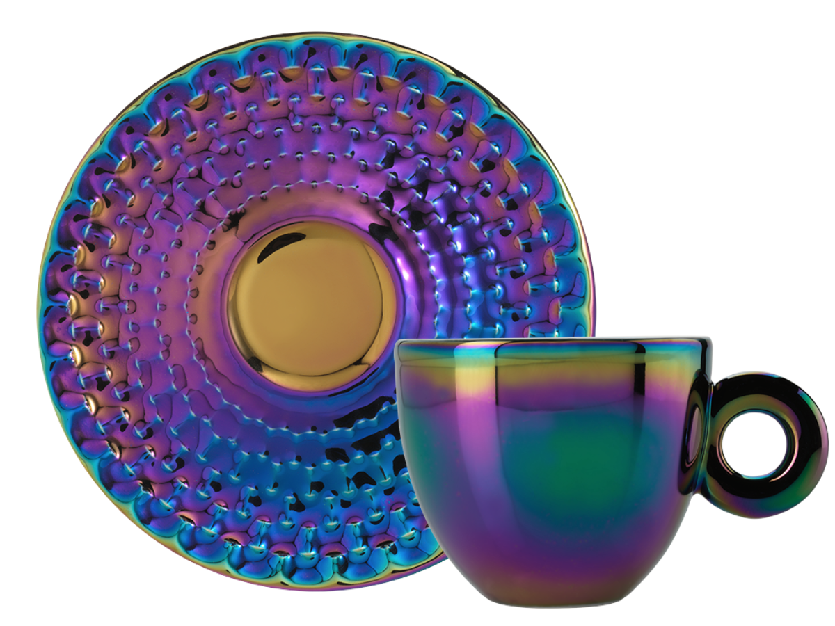 2811.jpg SET DI 2 TAZZE DA CAPPUCCINO – ILLY ART COLLECTION JOHN ARMLEDER - immagine 2