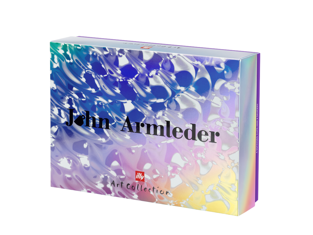 2813.jpg SET DI 2 TAZZE DA CAPPUCCINO – ILLY ART COLLECTION JOHN ARMLEDER - immagine 4