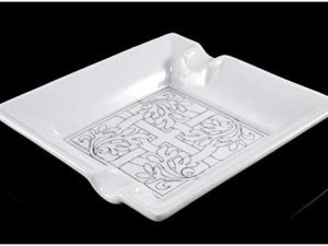 Posacenere Ceramica Bianca