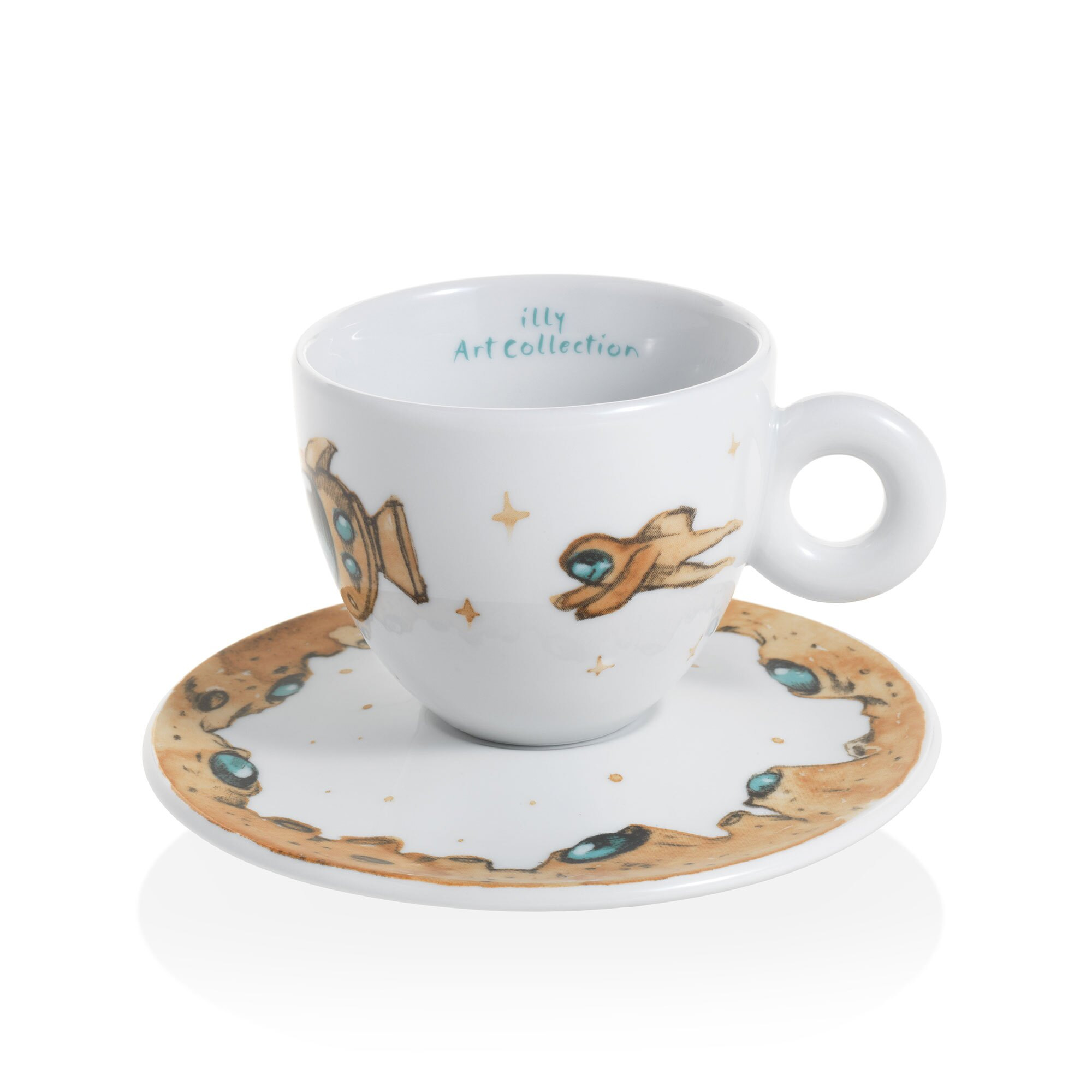 396.jpg Set 6 Tazze Cappuccino Art Collection Max Petrone - immagine 2