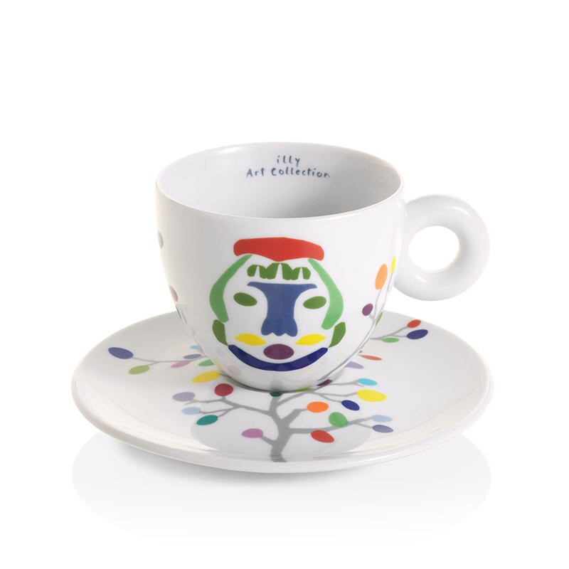 423.jpg Set 6 Tazze Cappuccino Art Collection Pascale Marthine Tayou - immagine 3