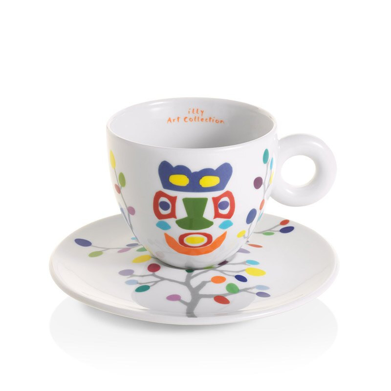 427.jpg Set 6 Tazze Cappuccino Art Collection Pascale Marthine Tayou - immagine 7